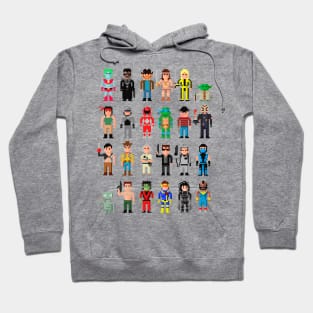 Pixel Characters Hoodie